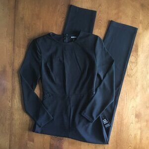 Express lace-cutout jumpsuit XS NWT